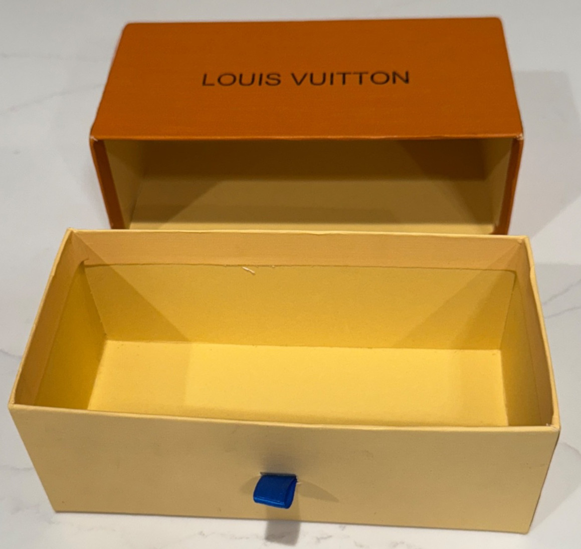 LOUIS VUITTON SMALL EMPTY BOX 7"X3.5"X2.75"