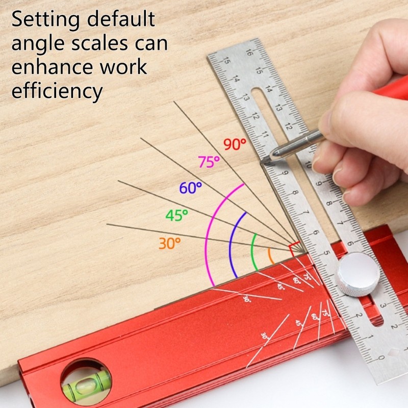 Practical Woodworking Measuring Device Crafted From Lightweight Yet Strong Alloy