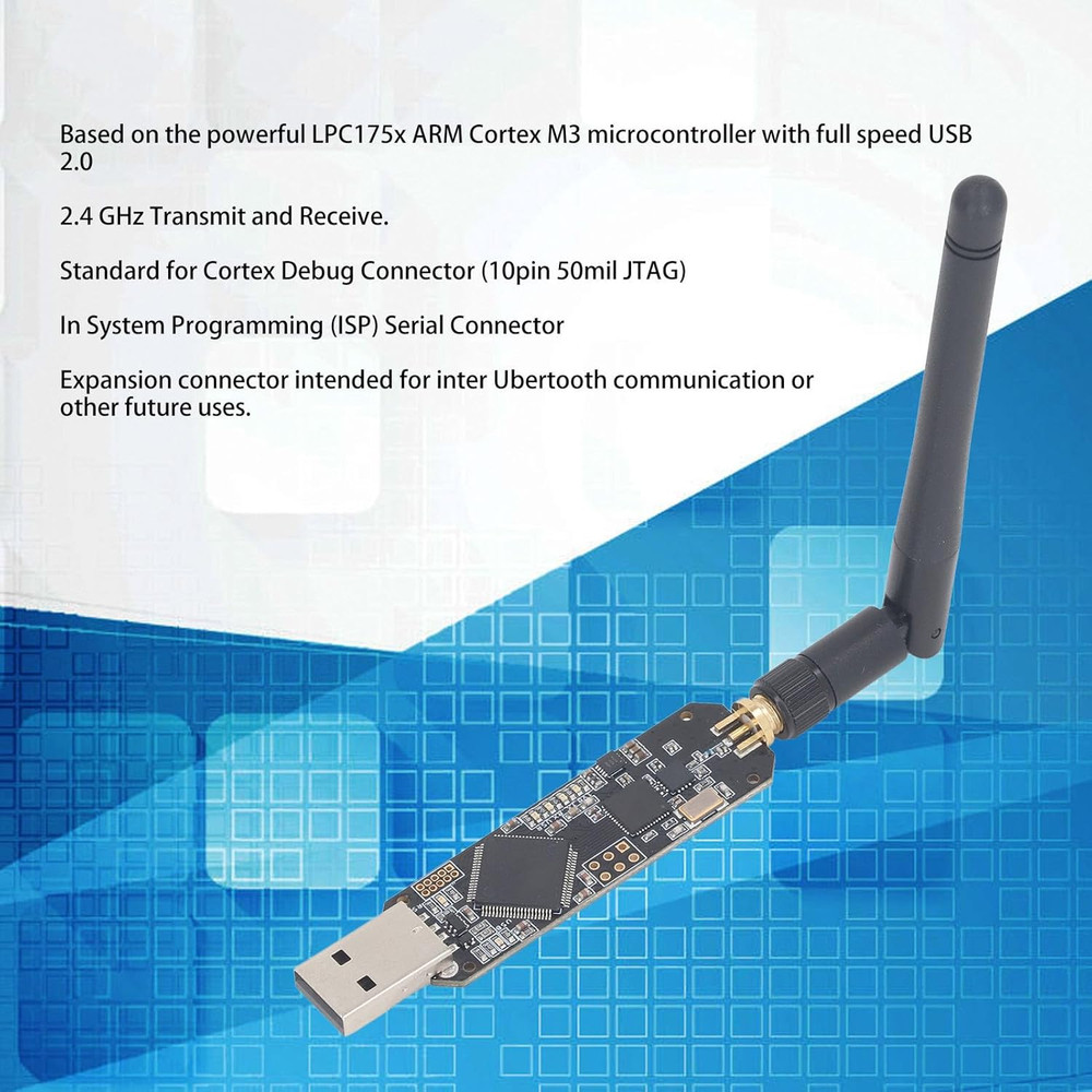 Bluetooth Protocol Analyzer for Ubertooth 1, 2.4Ghz Bluetooth BLE Tool, 2.4Ghz T