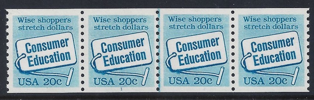 2005 - 20c PNC4 #1 "Consumer Education" Cat $9+ Mint NH