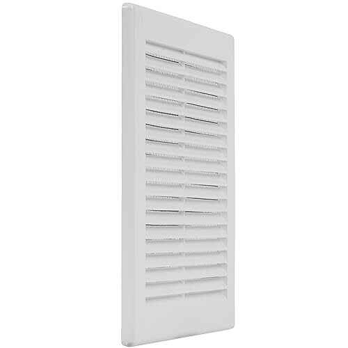 2pack 6" x 6" Inch White Plastic Square Vent Cover - HVAC Air Return Grille -...