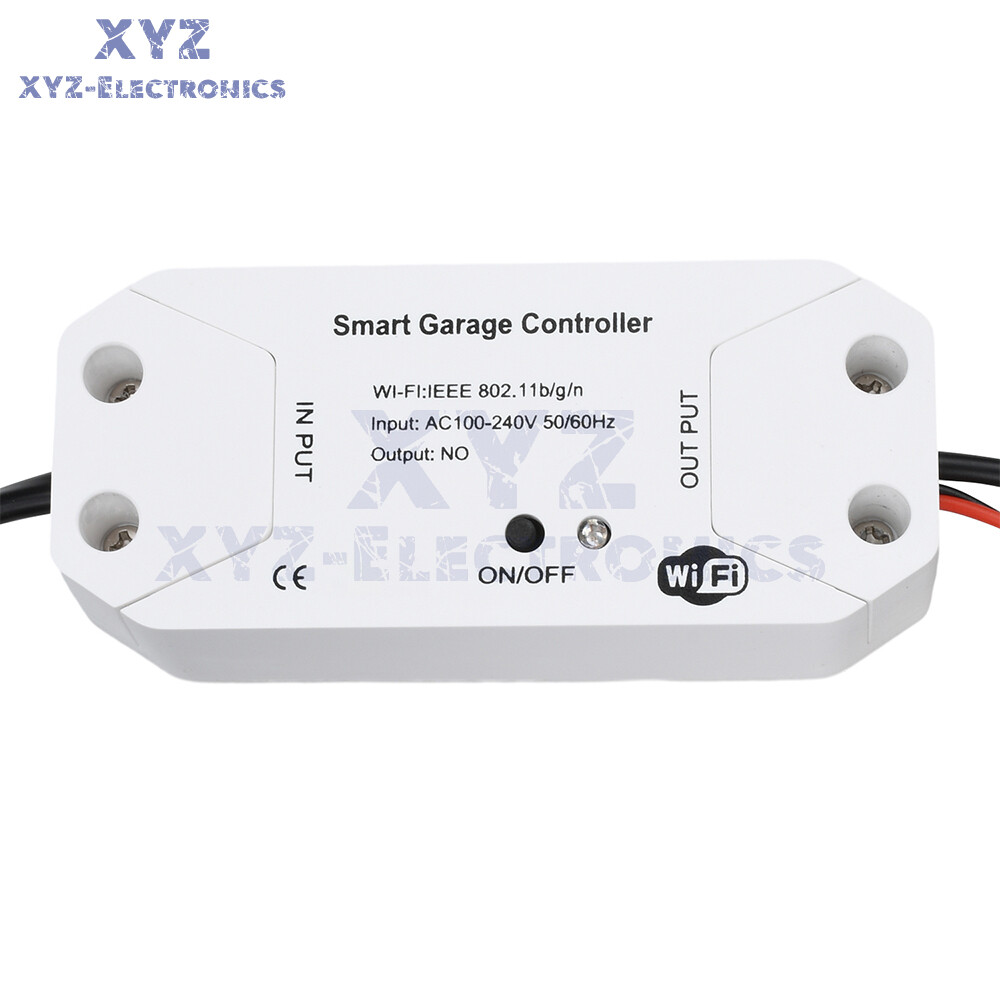 WiFi Smart Garage Door Opener Wireless APP Remote Controller Timer Voice Control
