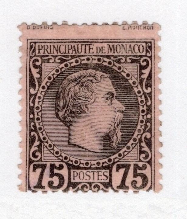 Monaco - Sc# 8 MH - Signed      /       Lot 0326050
