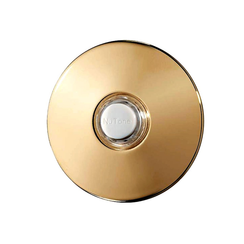 NUTONE PB41LBGL LIGHTED ROUND STUCCO PUSHBUTTON DOORBELL BUTTON (10 PACK)