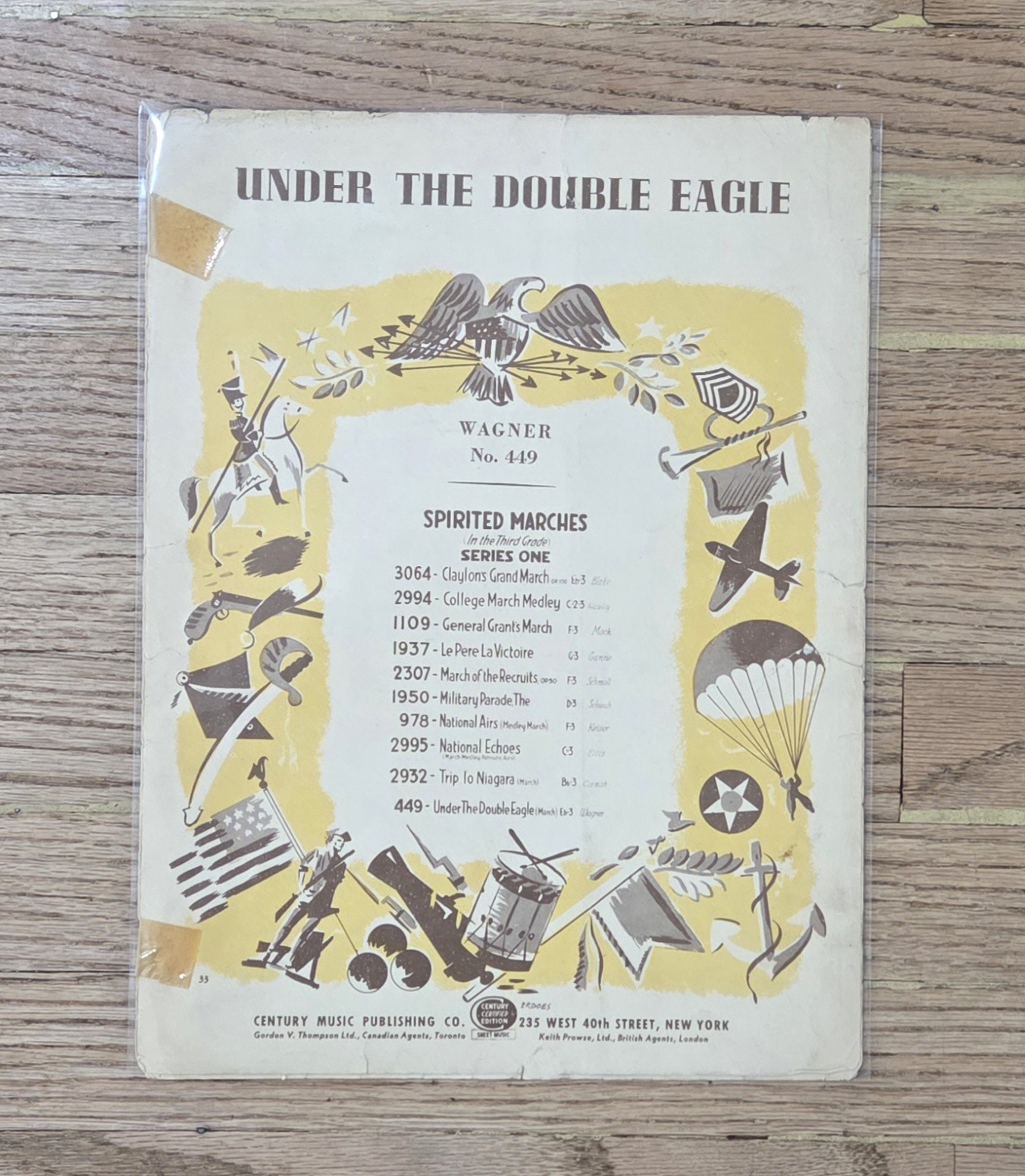 (8) Vintage Music Sheets Lot