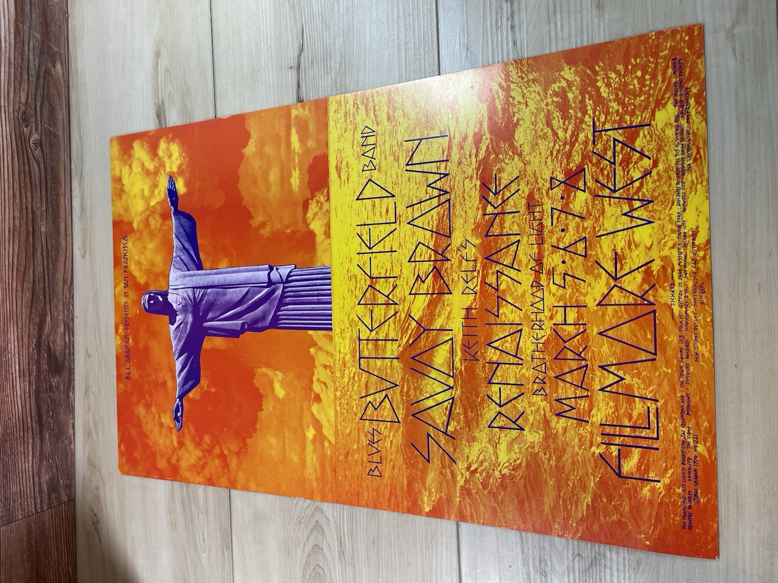 Butterfield Blues Band BG No 221 Show Print Poster 14x22