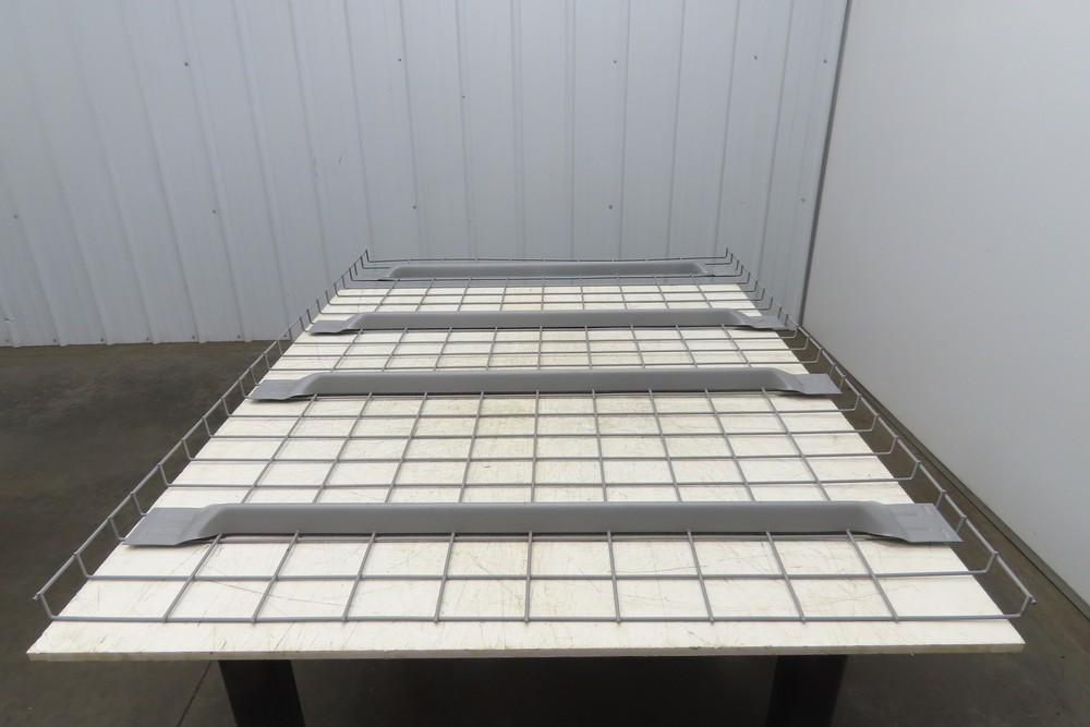 New Pallet Rack Wire Deck 42x58" Waterfall 4 Flared Channel Racking 2500lb Mesh