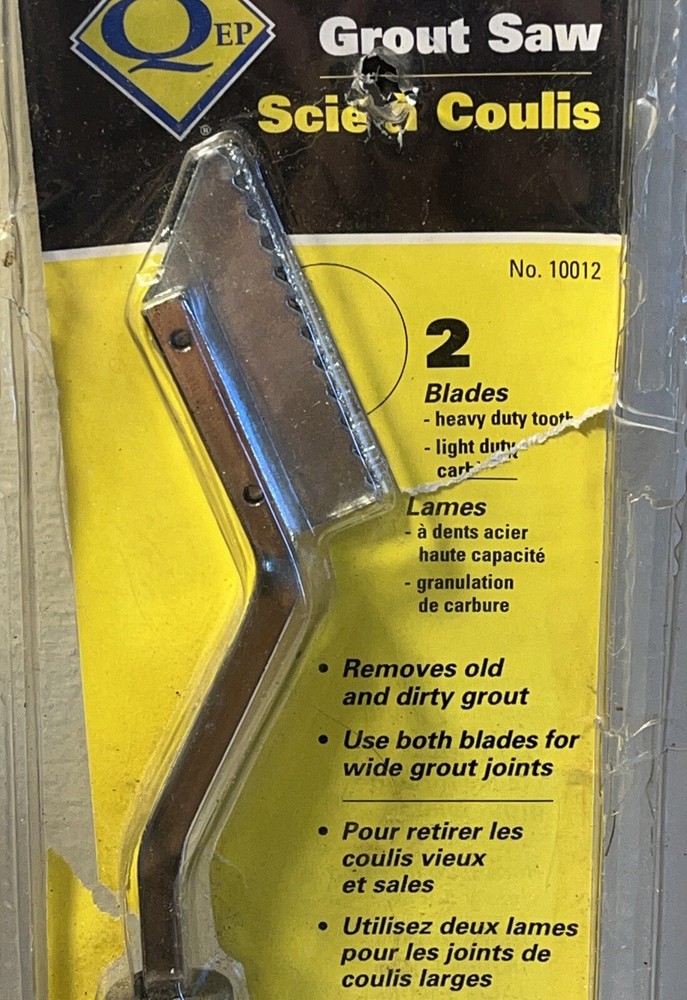 Lot Of 2 Grout Saws Open Packaging