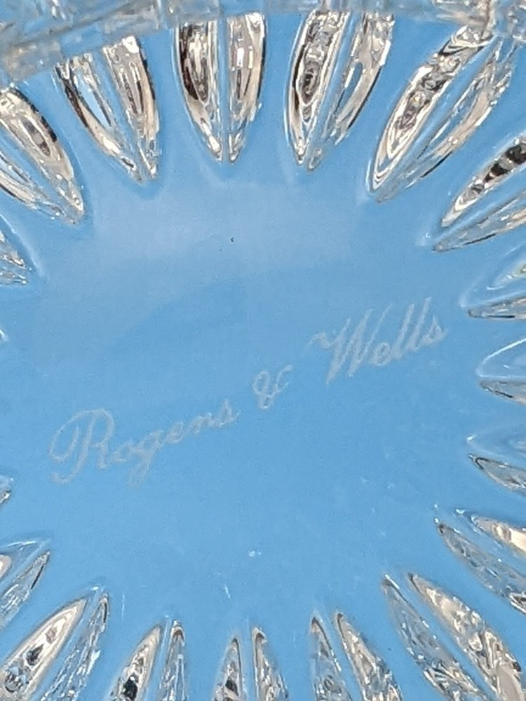 Gorham Cut Crystal Althea Bowl Personalized Germany
