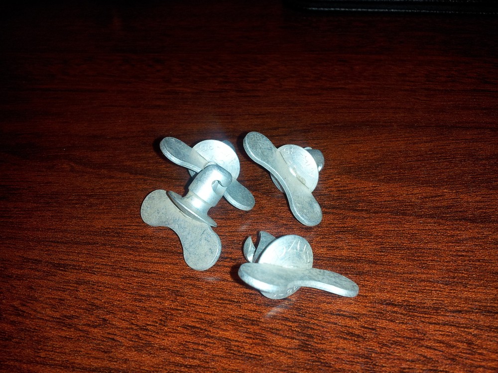 10 count Dzus Fastener "A" Series Button Wing Stud - MANY SIZES AVAILABLE