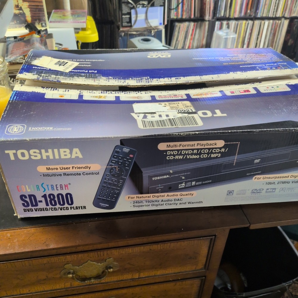 Toshiba SD-1800 DVD Player Box only