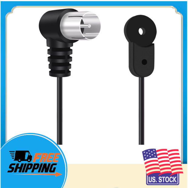 FM Radio Antenna with 75 Ohm F Plug – Home Stereo Receiver Signal Booster