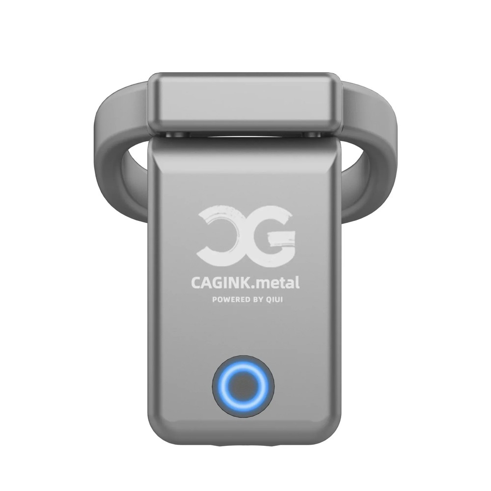 QIUI Metal Chastity Cage AI Function Remote APP Control Bluetooth Timer Lock