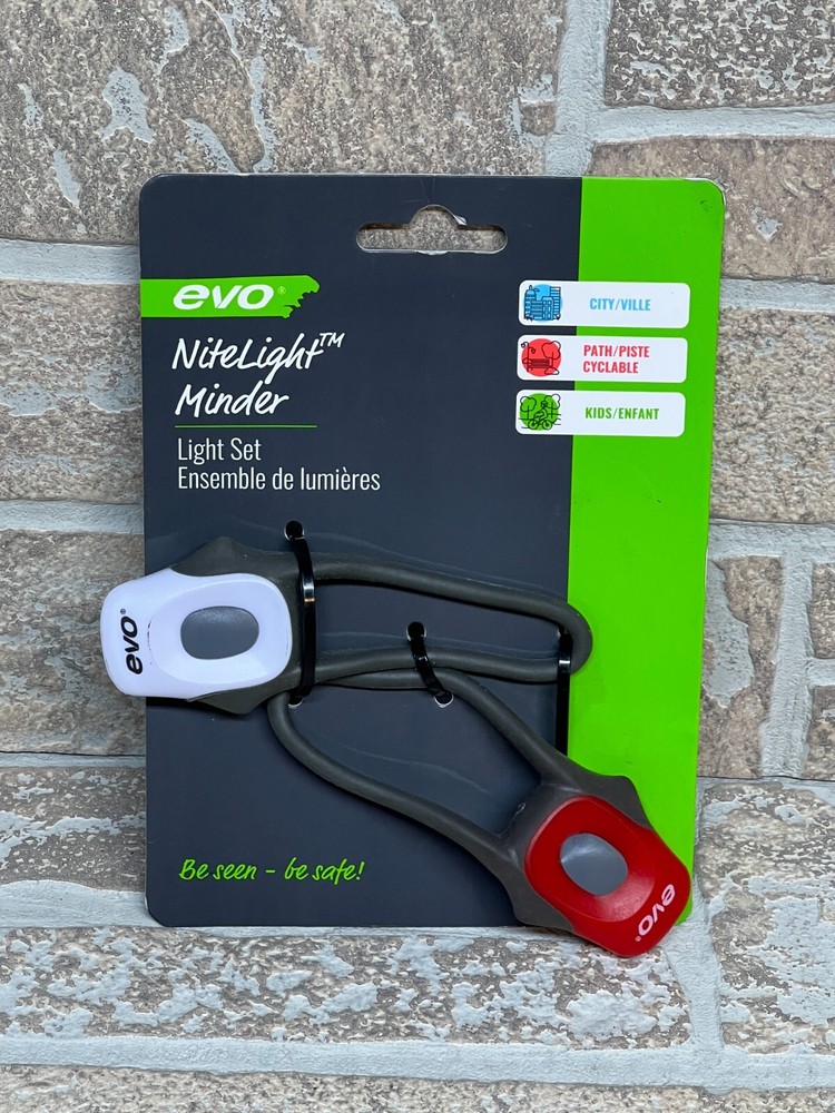 Evo NiteLight Minder Light Set White Red NEW