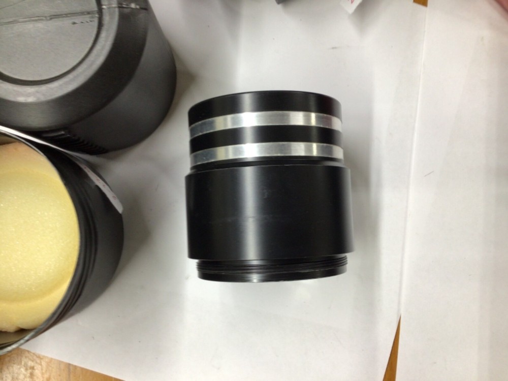 Plan 1.0x Microscope Objective Lens in Excellent Condition.