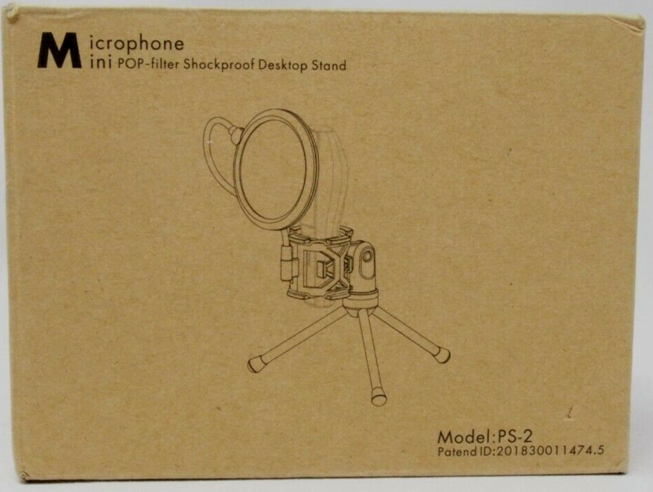 Microphone Mini pop-filter stockproof desktop stand