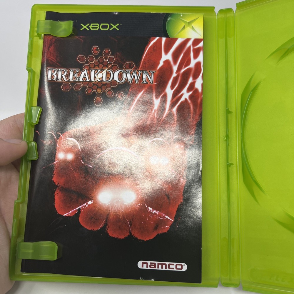Breakdown (Microsoft Xbox, 2004) Case & Manual Only No Game