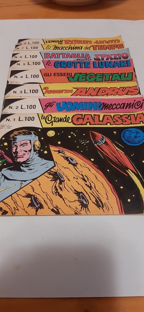 Vintage Astra Space Adventures First 8 Comics No.