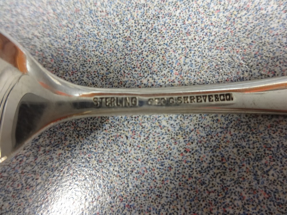 Pattern Unknown by Shreve Sterling Silver Regular Fork 6 5/8"