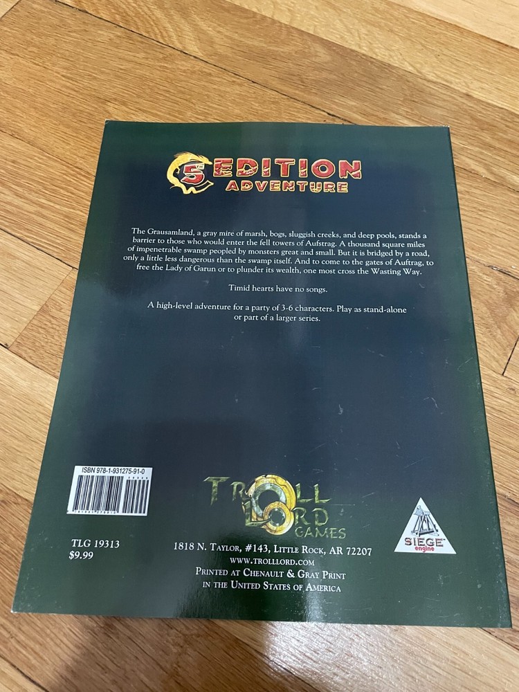 Dungeons & Dragons 5e The Wasting Way 5th Edition Adventures
