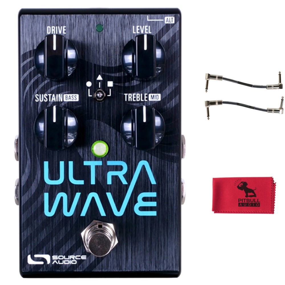 Source Audio SA250 Ultrawave Multiband Processor Pedal w/ Patch Cables & Cloth