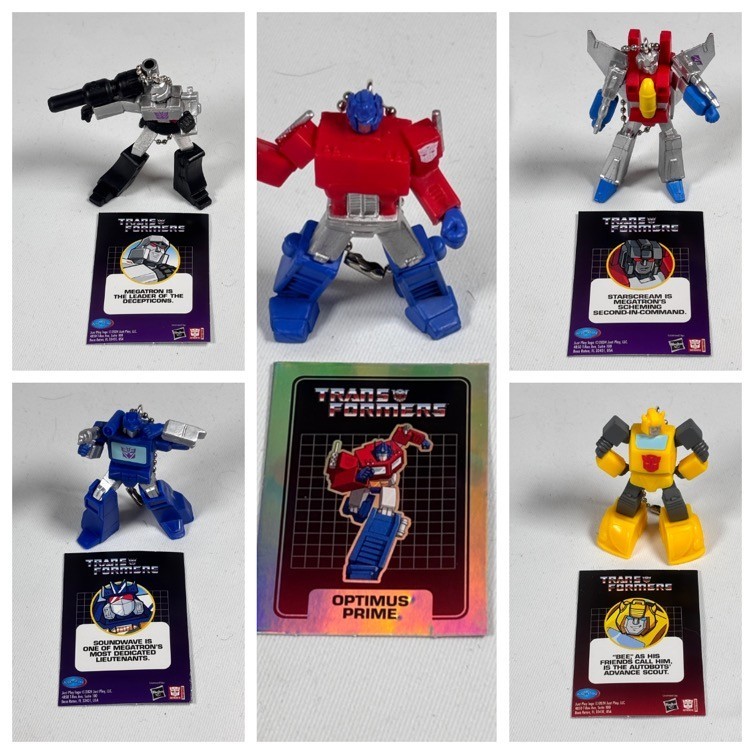 You Pick'em Transformers Figurines Modified to Keychains