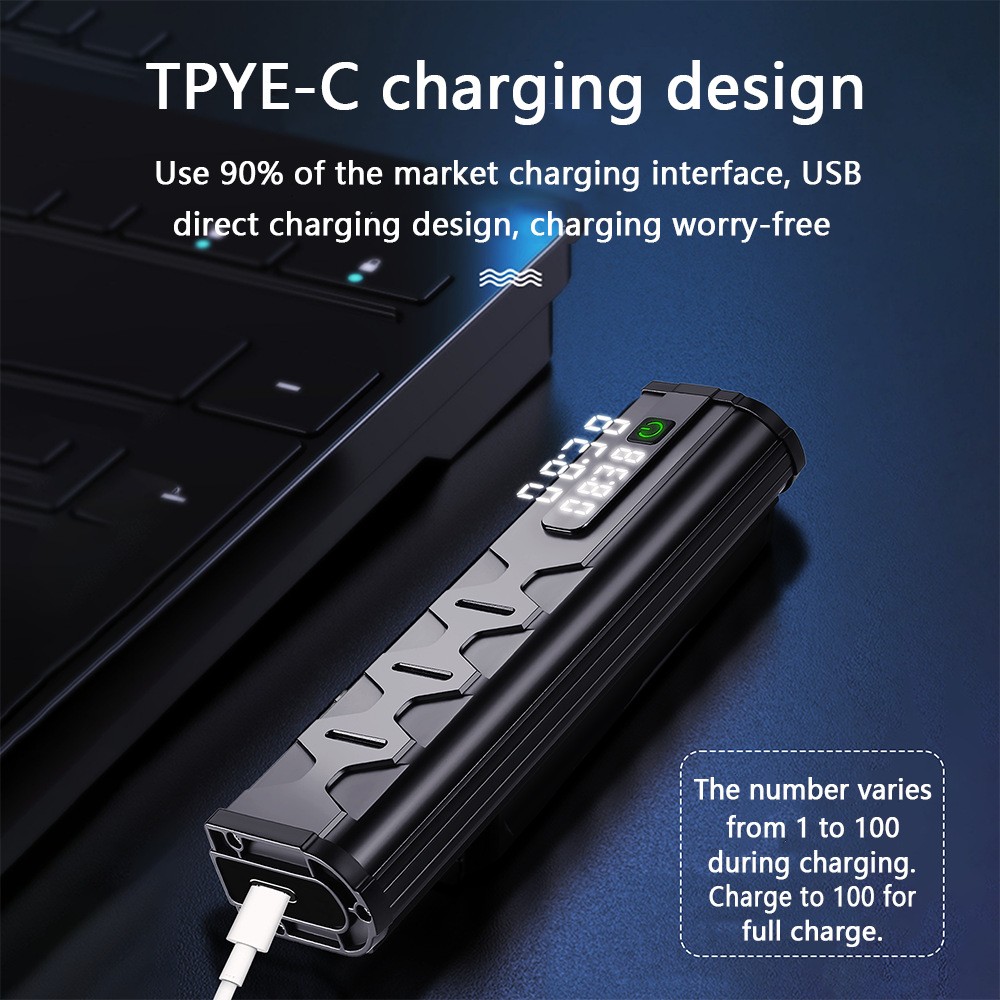 5000 Lumen Bike Lights Rechargeable Bicycle Light Super Bright Bicycle Headlight