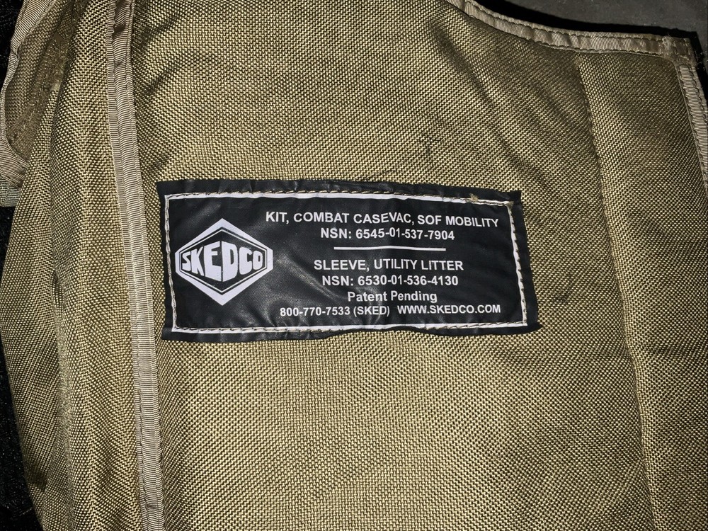 SKEDCO KIT COMBAT CASEVAC SOF MOBILITY with Litter/Stretcher Cag Sof Devgru Seal