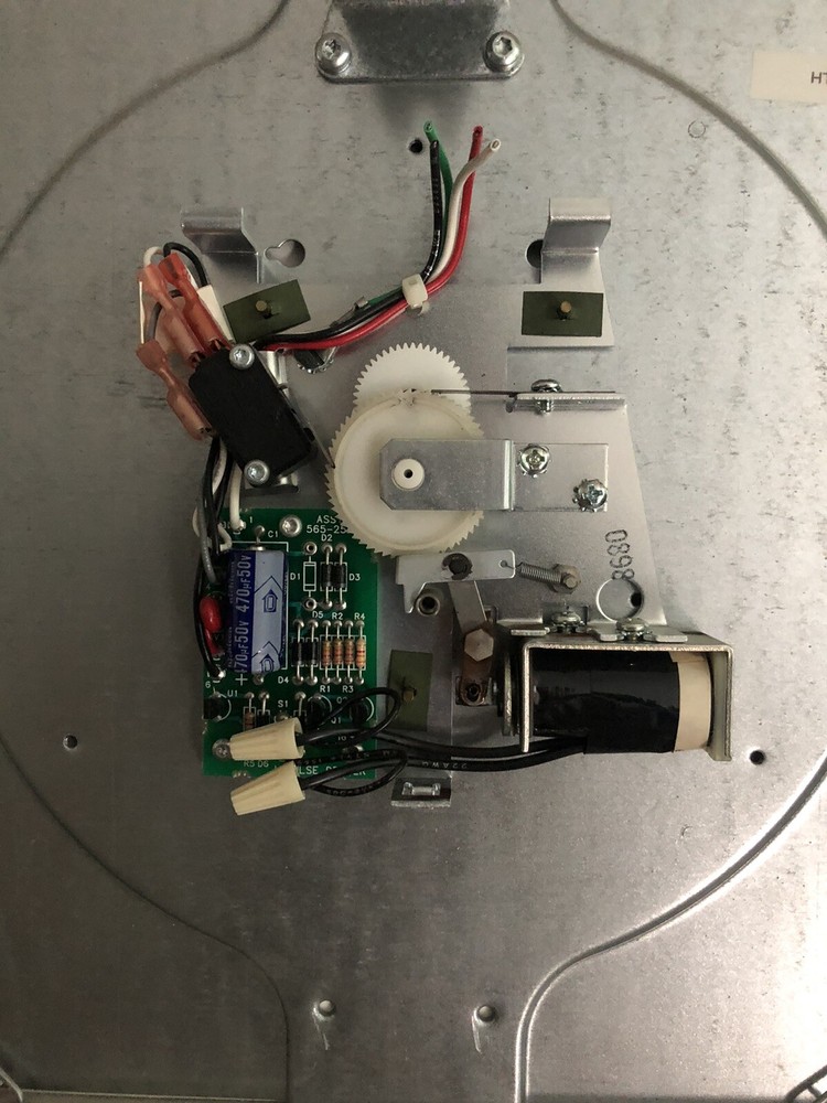 Simplex 2310 Impulse Indicating Wall Clock untested glass faced 12x12