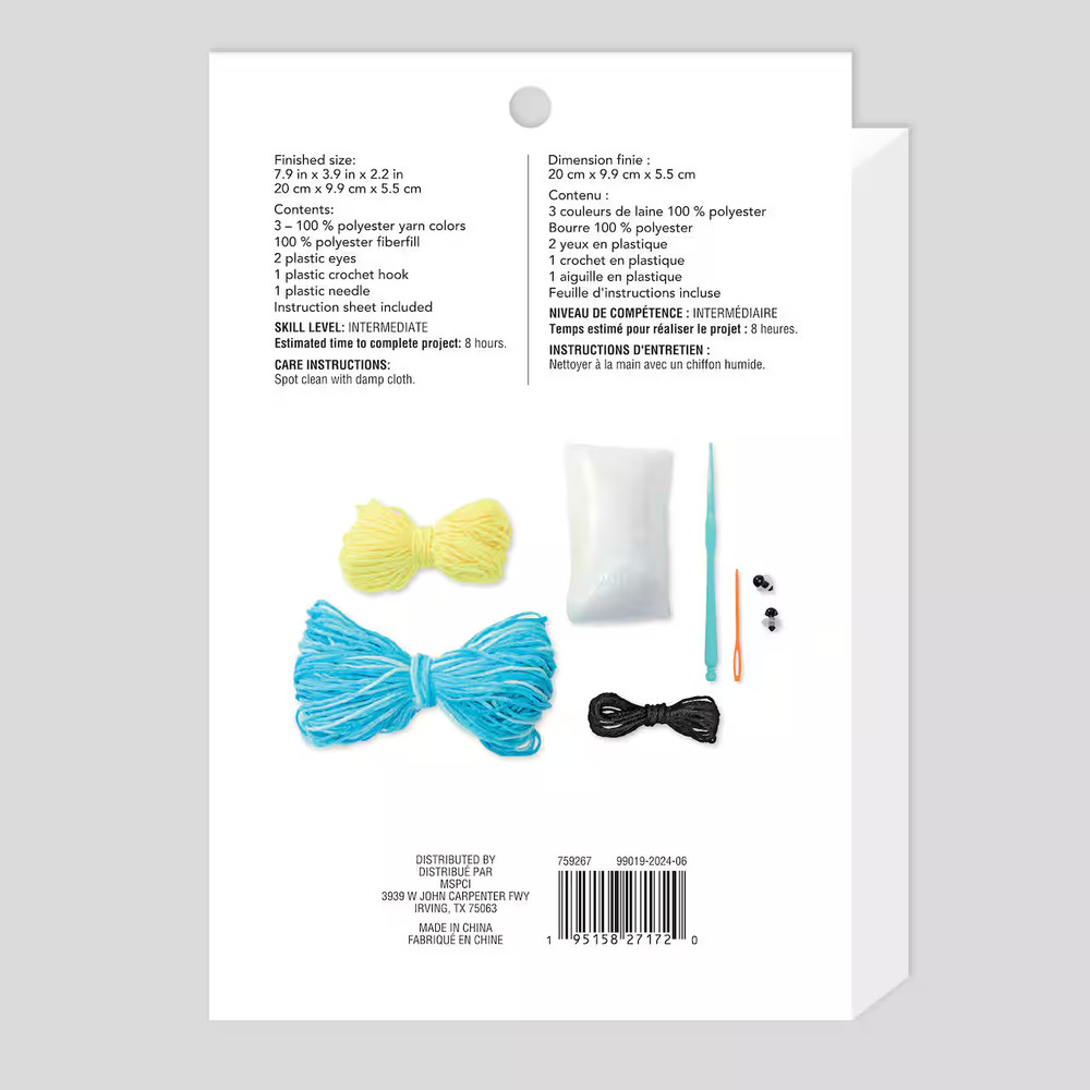 Loops & Threads Crochet Kit "Dinosaur"