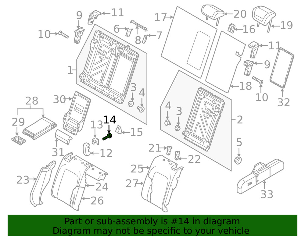 Genuine Audi Guide Bolt N-107-511-01
