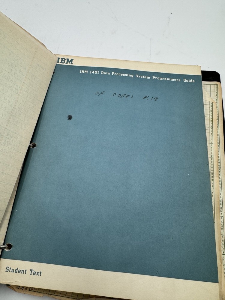 IBM 1130 RPG Language & 1401 Data Processing System Guide Vintage Rare