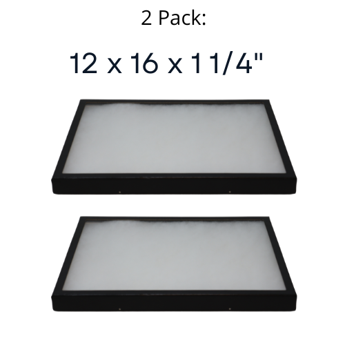 2 Pack of 12 x 16 x 1 1/4 Riker Display Cases Boxes for Collectibles Arrowheads
