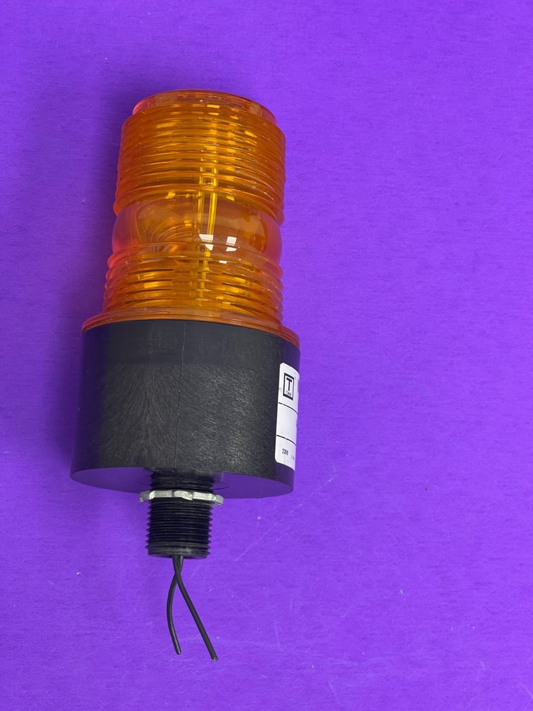 Tomar Electronics 495S-120 Amber Microstrobe Flashing Light 120V tested