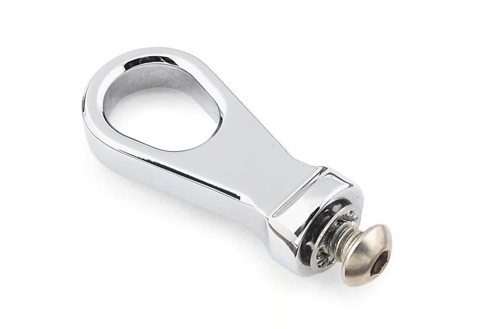 Pro-One Performance Billet Speedometer Cable Guide - Chrome Motorcycle 500720