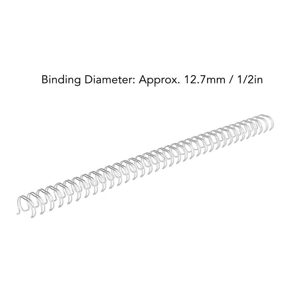 34 Loop Double Loop Wire Binding Spine For 100 Sheets A4 Reports
