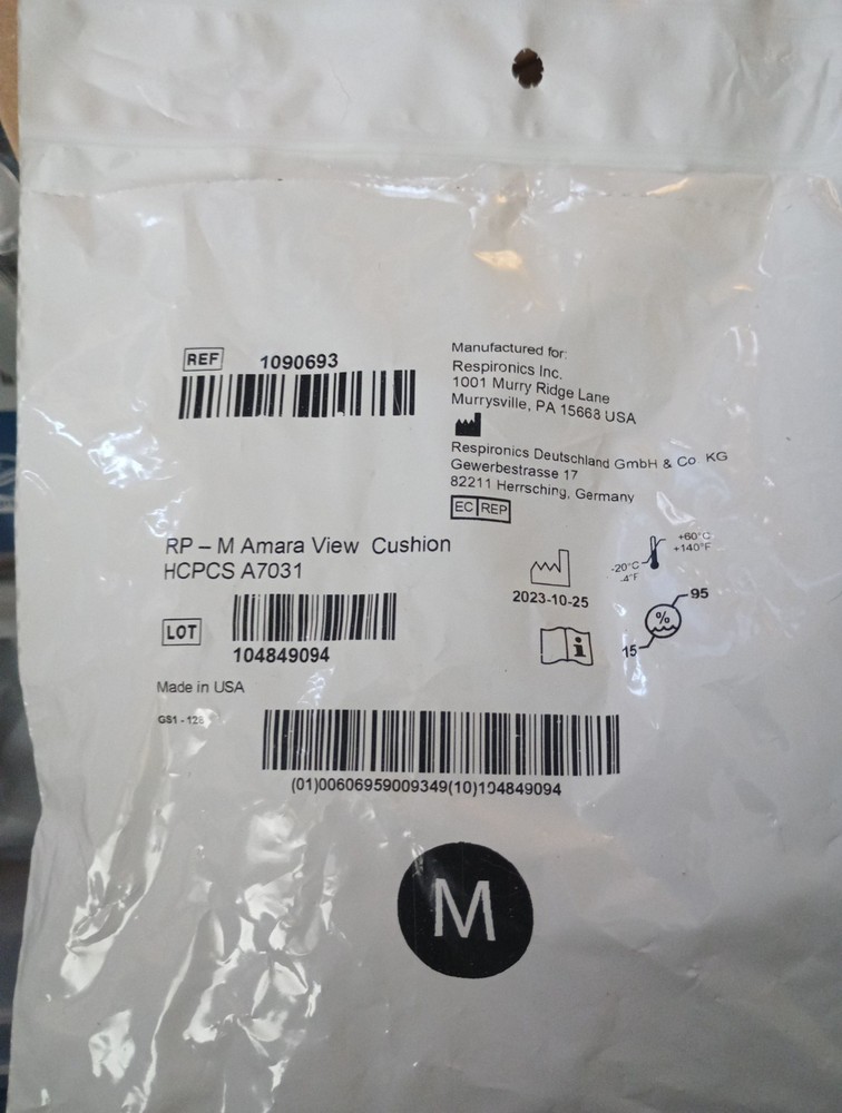 RP -M Amara View Cushion HCPCS A7031