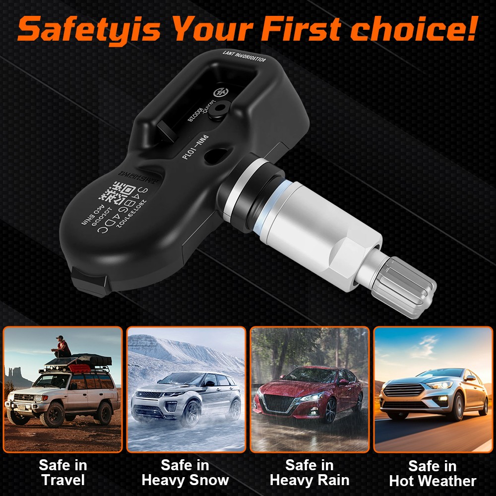 4PCS Genuine TPMS 42607-33021 Tire Pressure Sensor PMV-107J for Toyota Tacoma