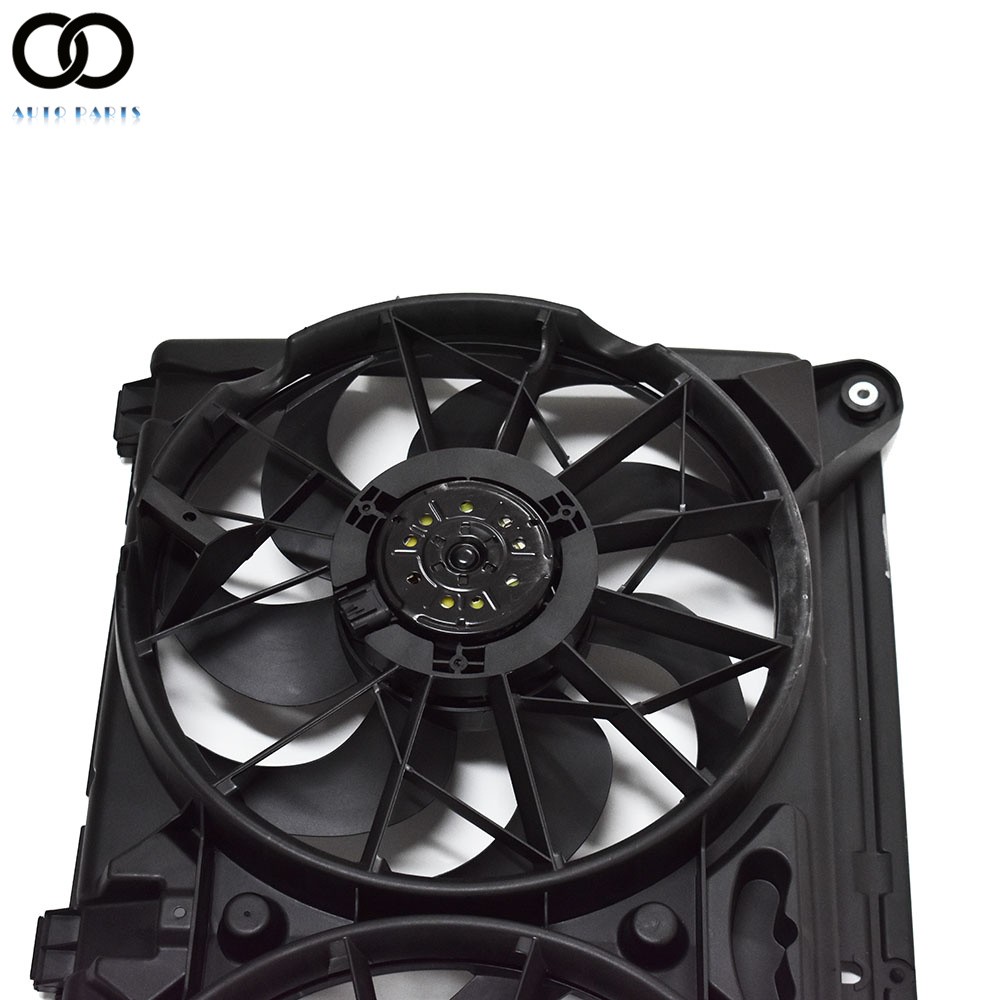 Radiator Condenser Cooling Fan For Silverado Yukon Sierra 5.3L 6.0L 6.2L 4.8L