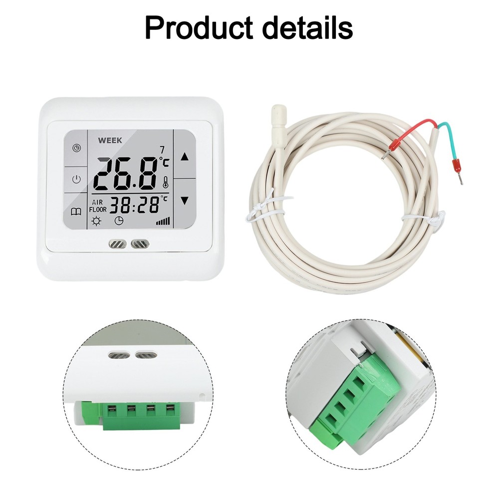 Temperature Control System for Underfloor Heating with Touchscreen Display