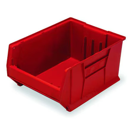 Quantum Storage Systems Qus955rd Storage Bin, Polypropylene/Polyethylene, Red,