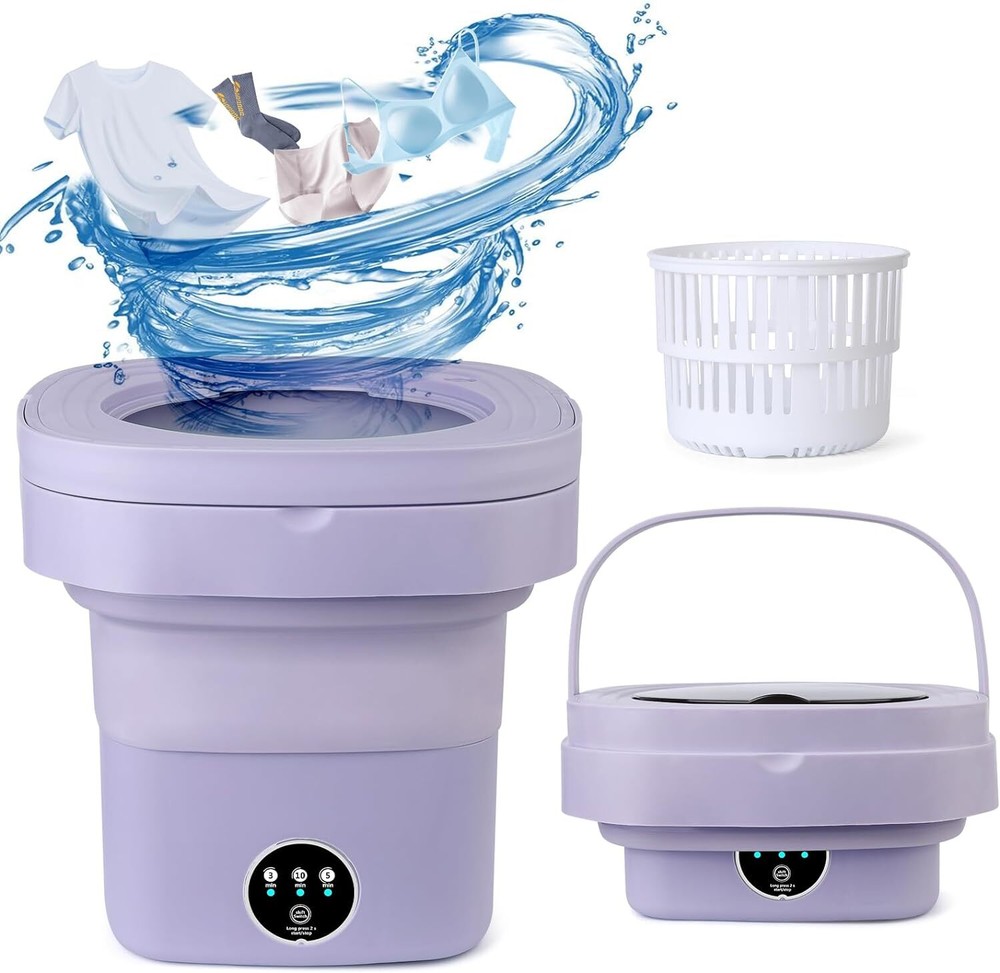 Mini Washing Machine Folding Portable Sterilization Drying Wash Laundry Machines