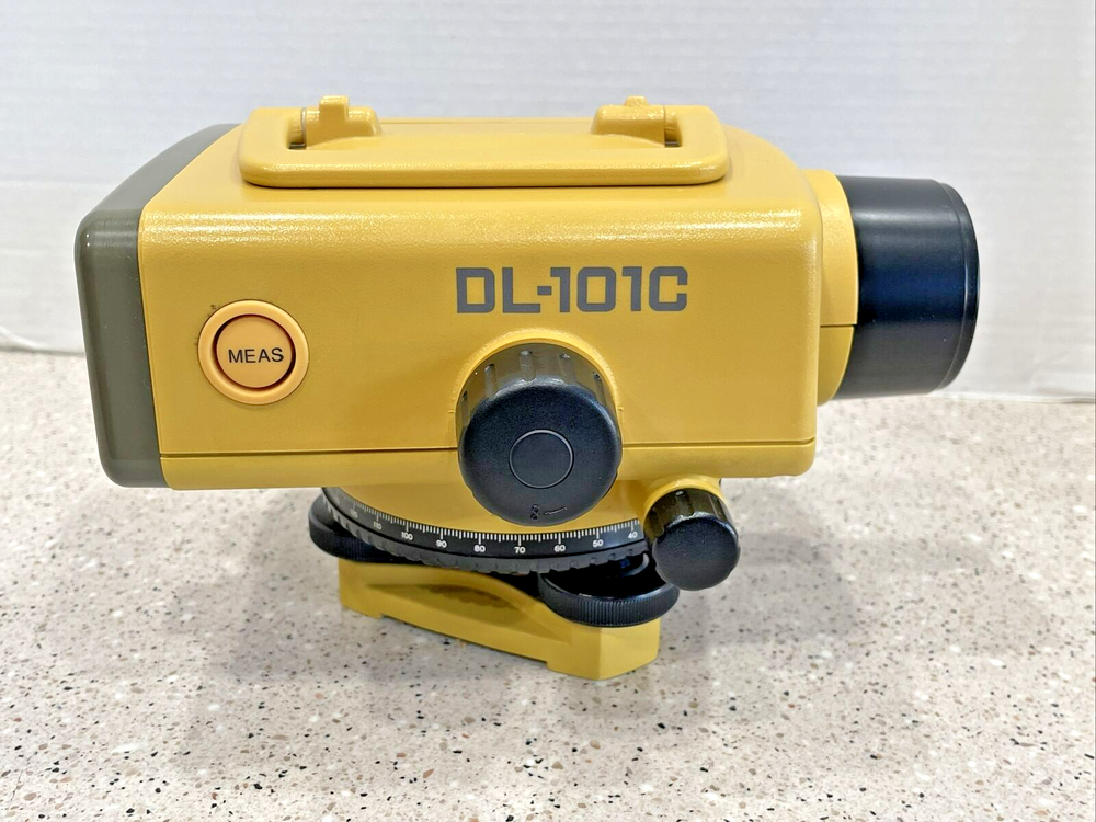 Topcon DL-101C Electronic Digital Level with Battery Pack DB-31 and Case