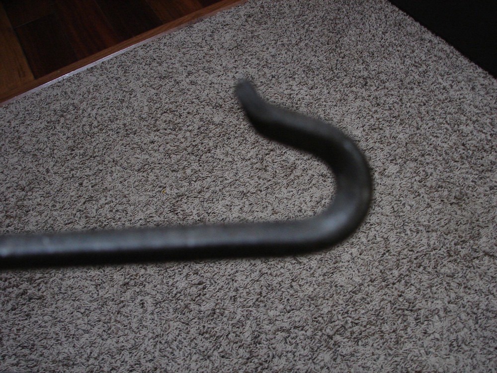 Antique US Army Quartermaster Corps Forged Fork Tool Fire Poker Blacksmith Tool