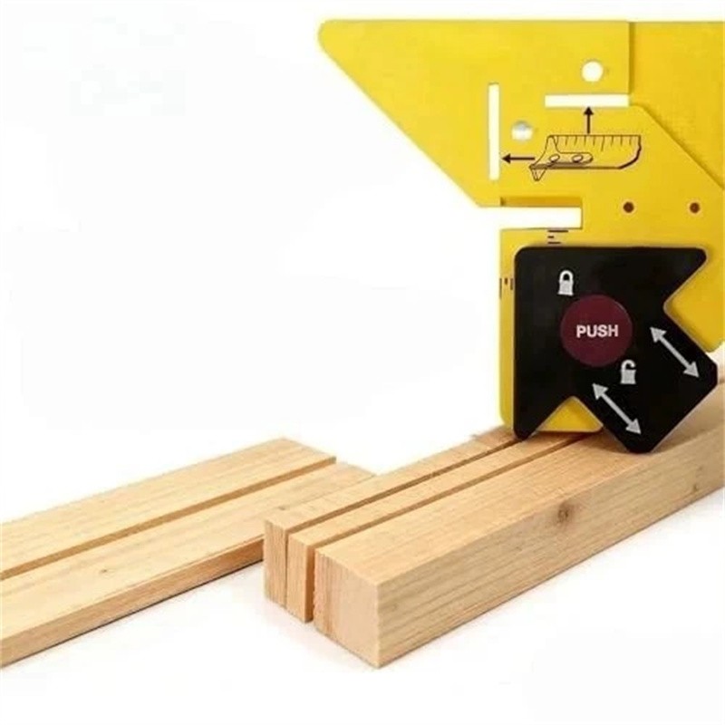 Multifunctional Trim Carpentry Aid, Precision Measuring & Miter Marking Tool
