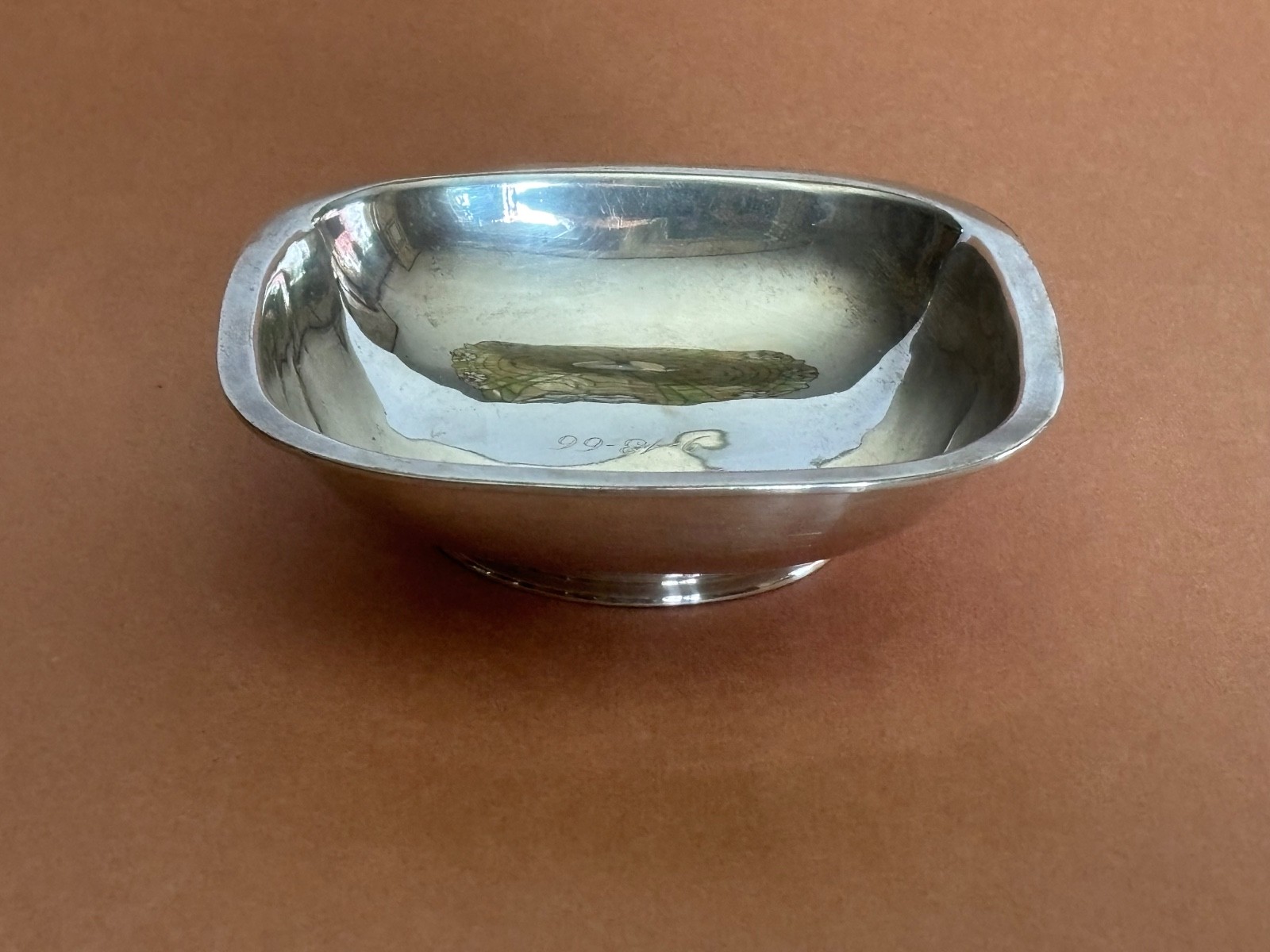 Vintage ARTHUR STONE STERLING SILVER MCM DISH BOWL 1966 BERMUDA TRIP 158.9 grams