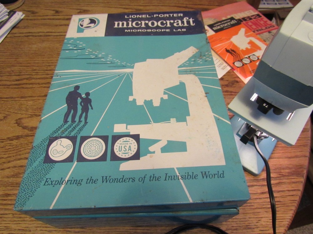 1963 Lionel-Porter Microcraft Microscope Lab Set