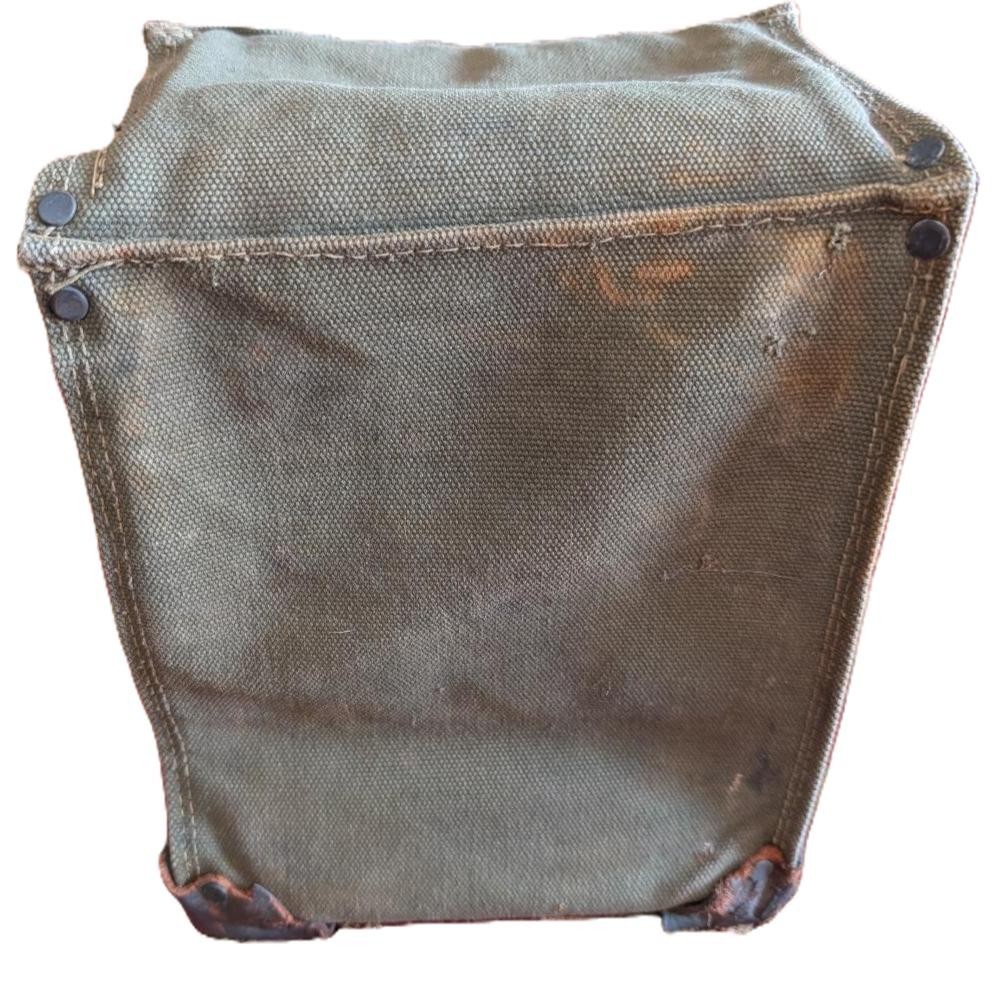 WWII Field Telephone Case Canvas & Leather