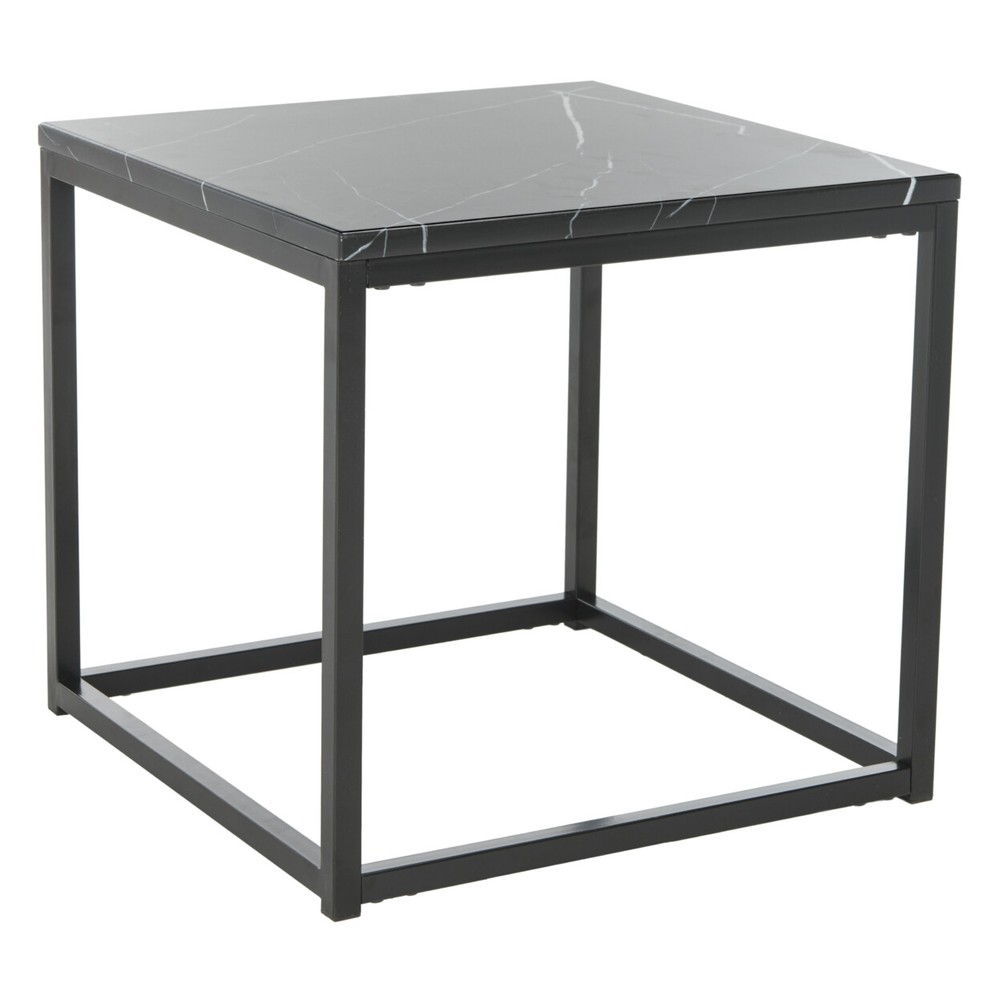 SAFAVIEH Baize End Table | Black |
