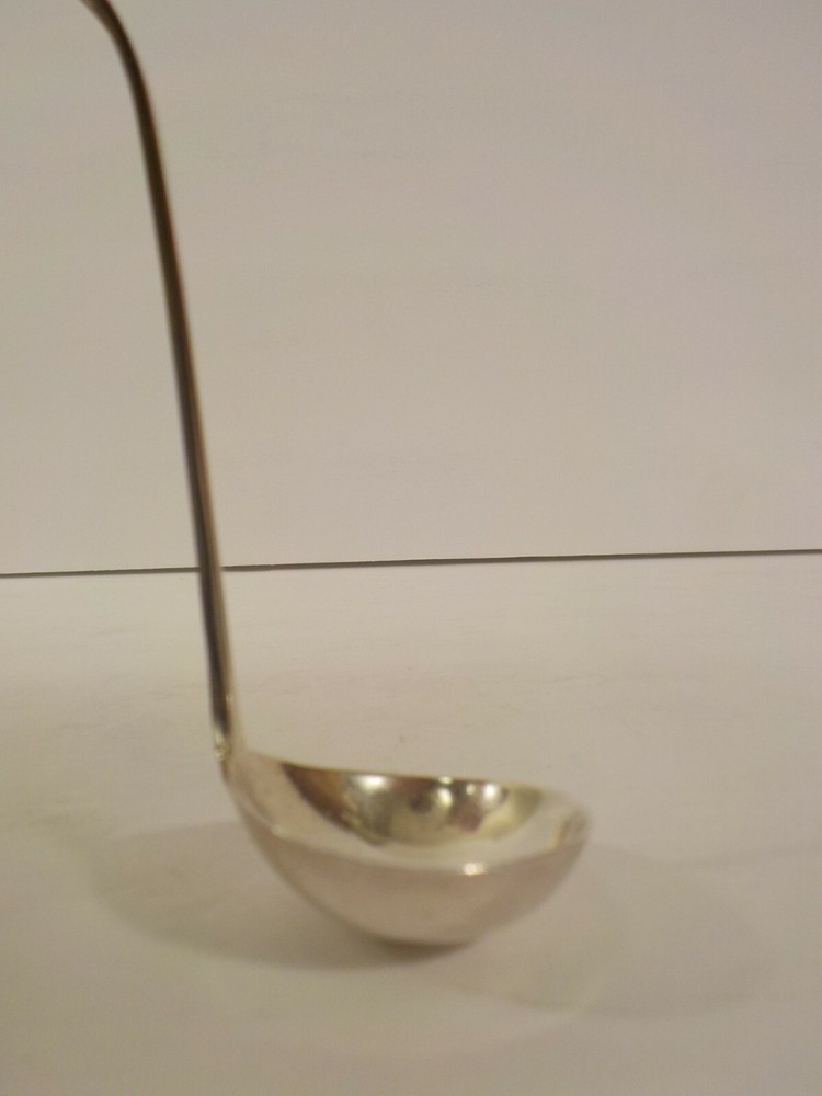 Sterling Silver 5" Cream Sauce Ladle, Monogram "A"